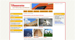 Desktop Screenshot of haus-wissenswertes.de